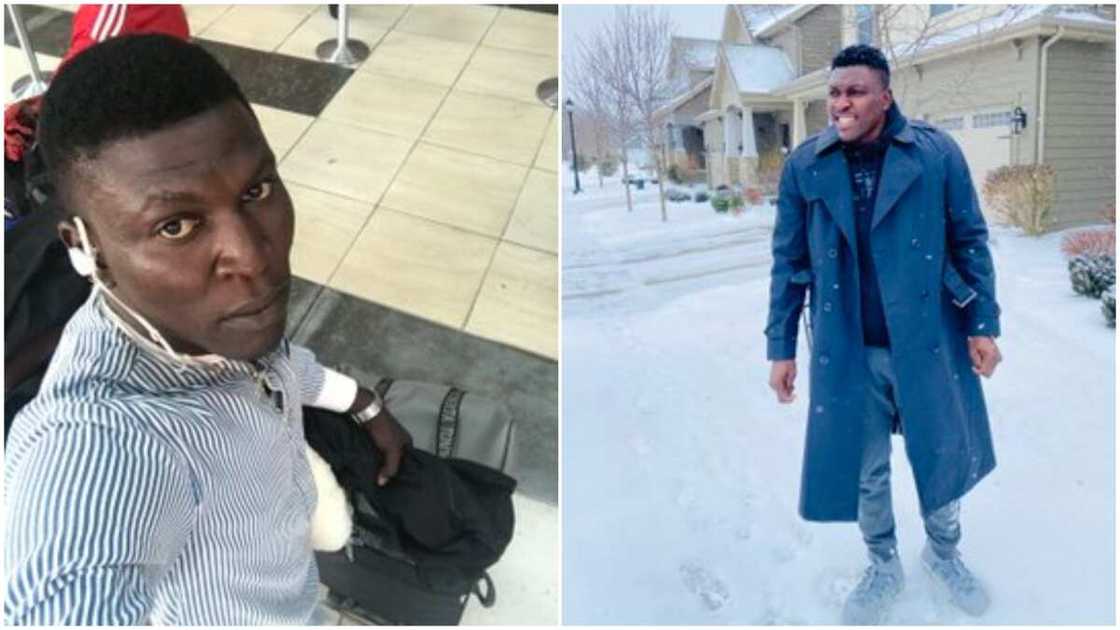 You look so fresh: Young man stirs reactions with photos taken aborad years after leaving Nigeria You look so fresh: Young man stirs reactions with photos taken aborad years after leaving Nigeria