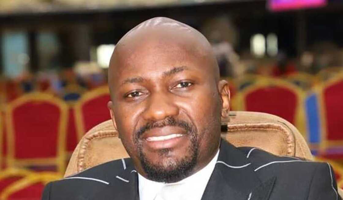 Video of Apostle Suleman apologizing over viral audio clip in which he was heard threatening someone Video of Apostle Suleman apologizing over viral audio clip in which he was heard threatening someone