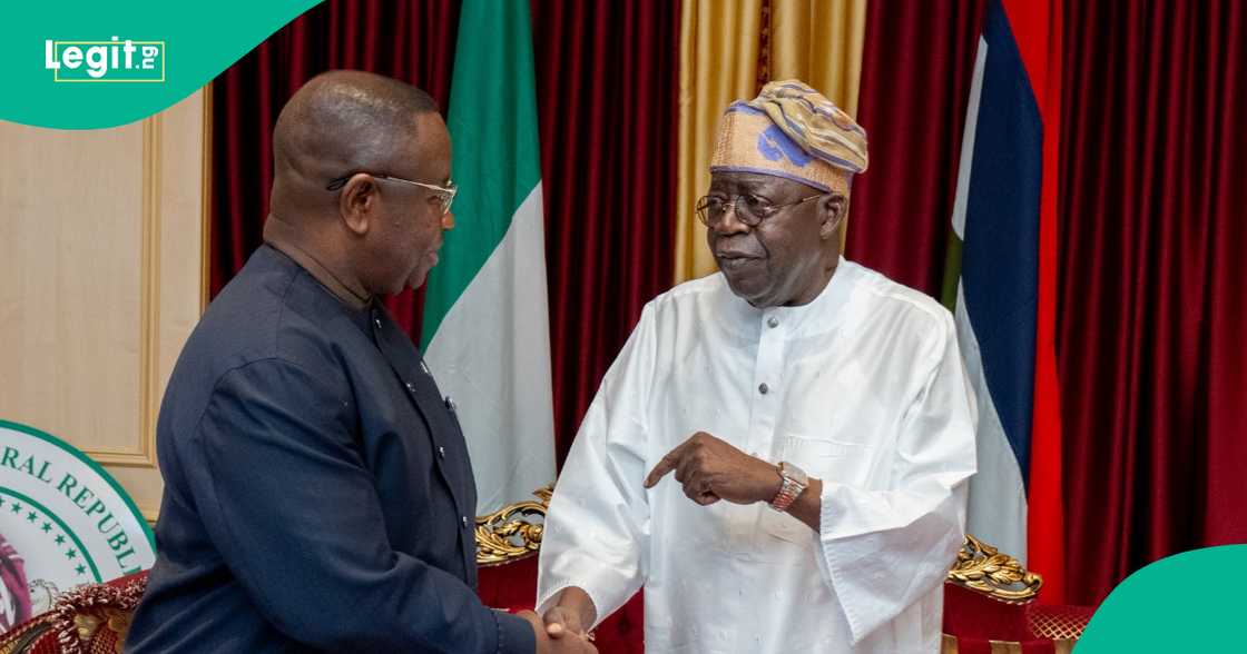 Shugaban ECOWAS da Tinubu.