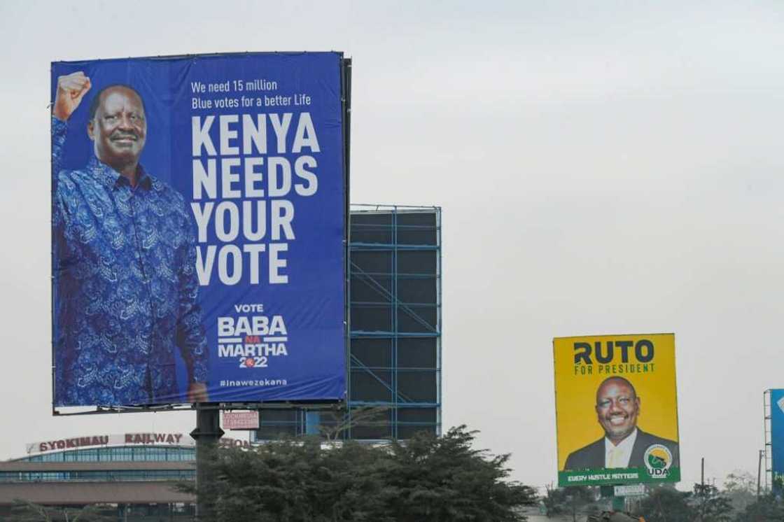 An analyst says campaigners for presidential candidates Raila Odinga (left) and William Ruto are circulating posts claiming their rival is engaged in vote rigging plots