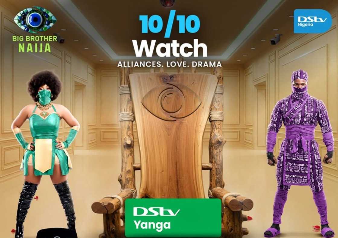 BBNaija advert on DStv Yanga BBNaija advert on DStv Yanga