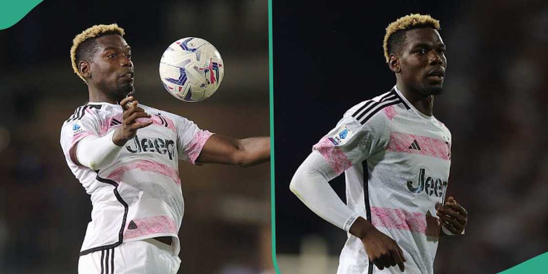 Paul Pogba banned from football. Paul Pogba banned from football.