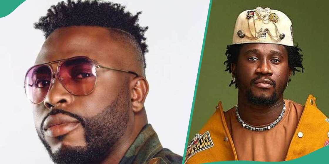 Samklef and Nasboi exchange words. Samklef and Nasboi exchange words.