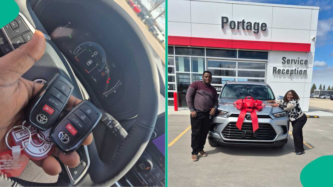 Joy as Nigerian man buys Toyota Grand Highlander 2026 XLE Hybrid one month after he became Canadian citizen