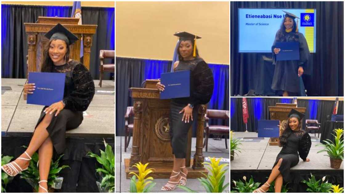 At your age, I Was Writing JAMB: Reaction as 23 Year Old Nigerian Lady Bags Masters with Distinction in US