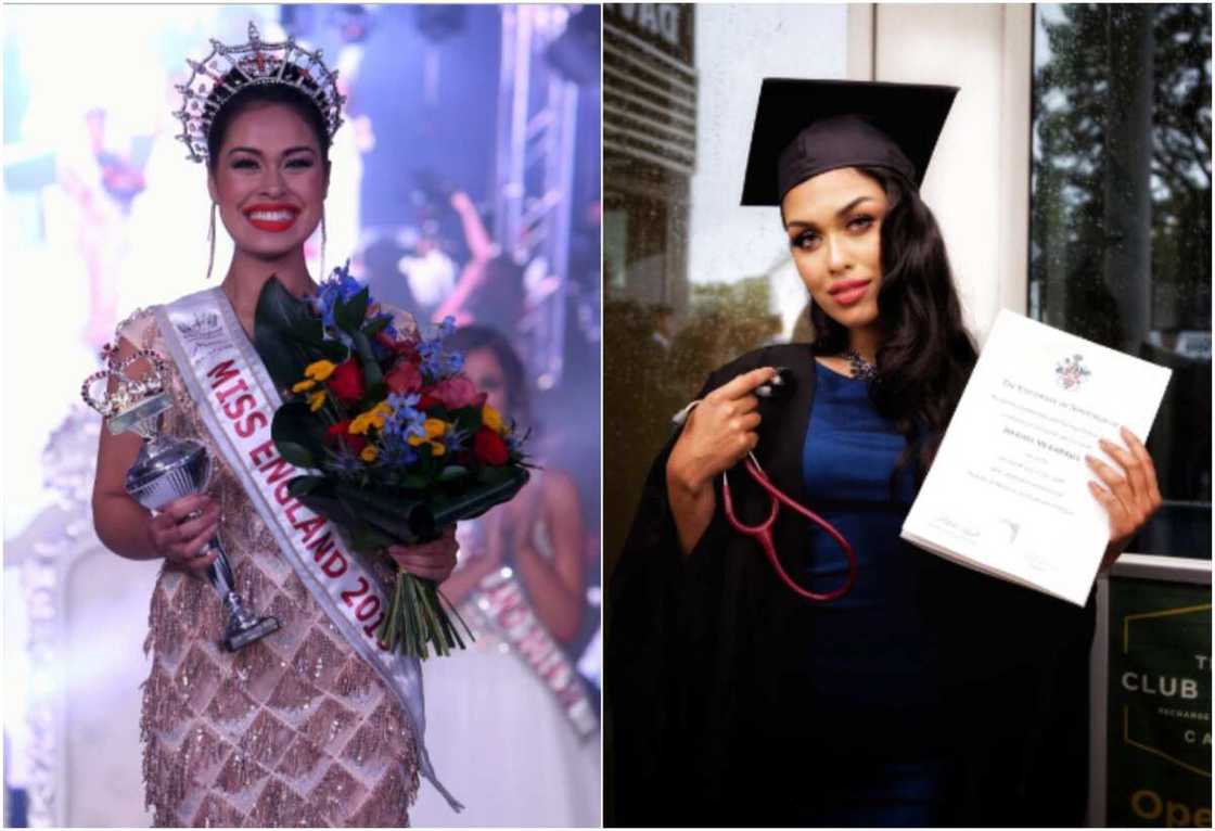 Miss England: Newly-crowned queen dumps tiara hours after for stethoscope Miss England: Newly-crowned queen dumps tiara hours after for stethoscope