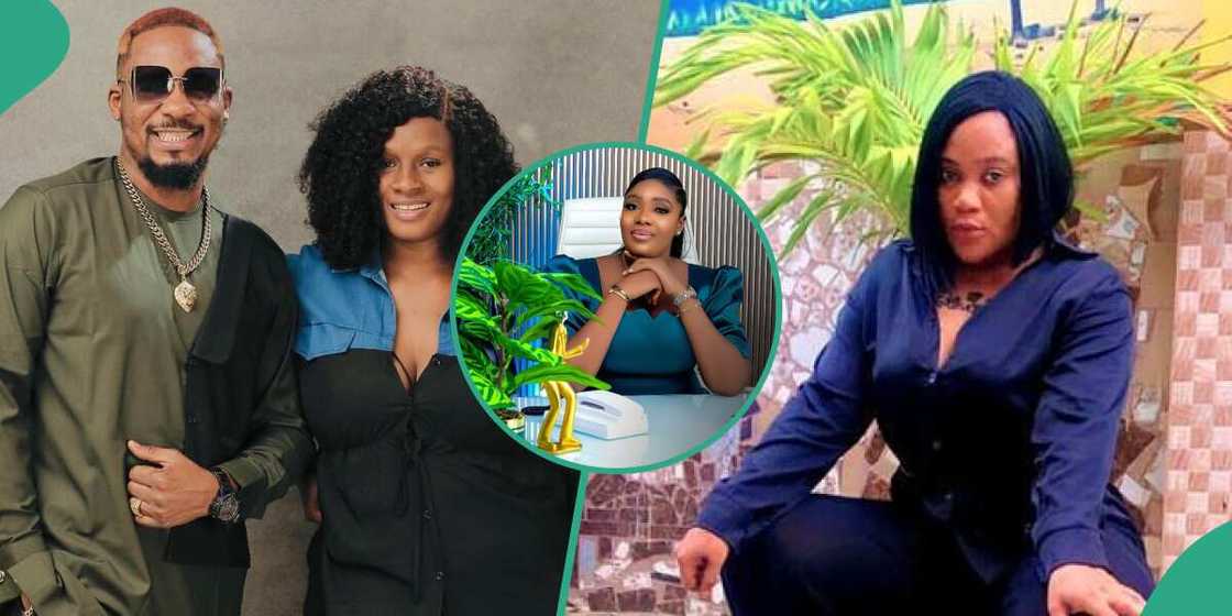 Esrther Nwachukwu speaks about Jnr pope's wife and Adanma Luke. Esrther Nwachukwu speaks about Jnr pope's wife and Adanma Luke.