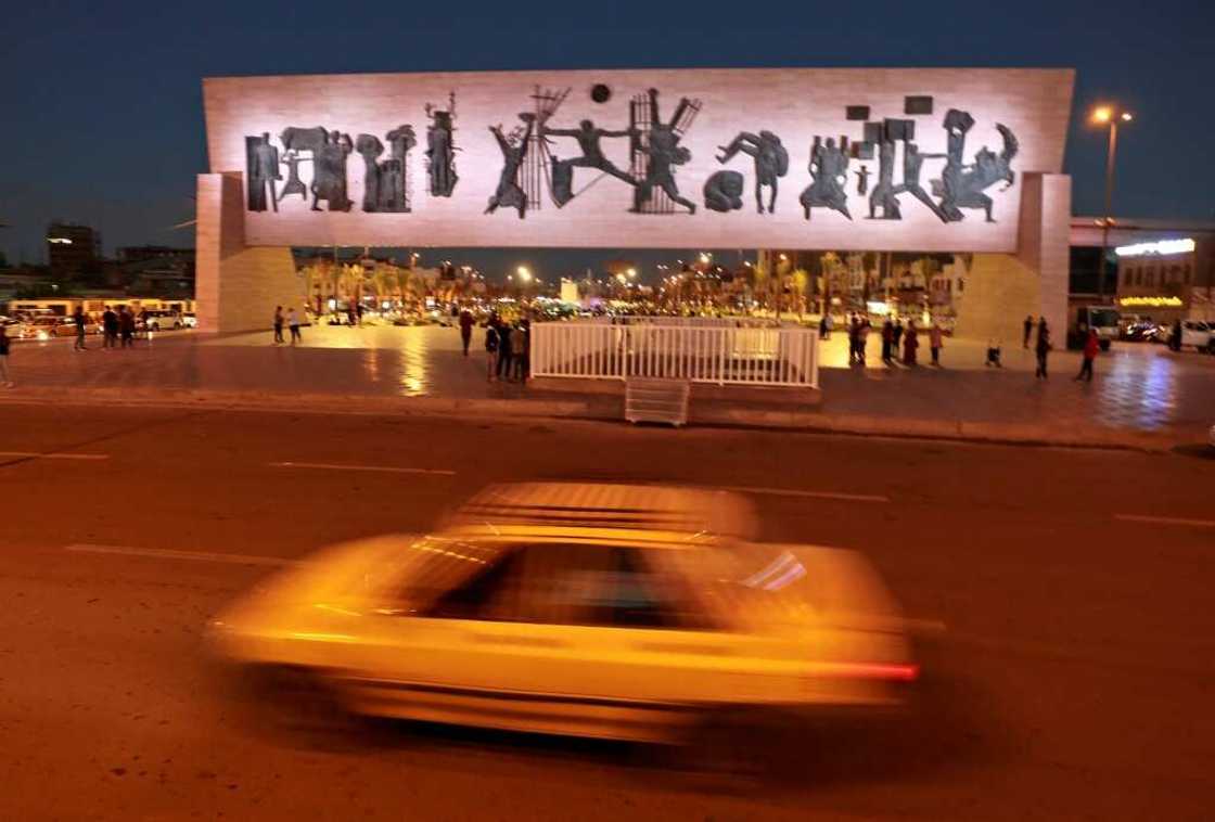 The Freedom Monument, a 50-metre (165-foot) long bas relief made of concrete and metal, honours the 1958 revolution which overthrew Iraq's monarchy The Freedom Monument, a 50-metre (165-foot) long bas relief made of concrete and metal, honours the 1958 revolution which overthrew Iraq's monarchy