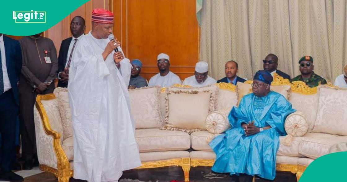Gwamna Abba da Shugaba Bola Tinubu. Gwamna Abba da Shugaba Bola Tinubu.