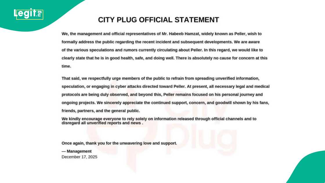 Peller's management speaks on his arrest