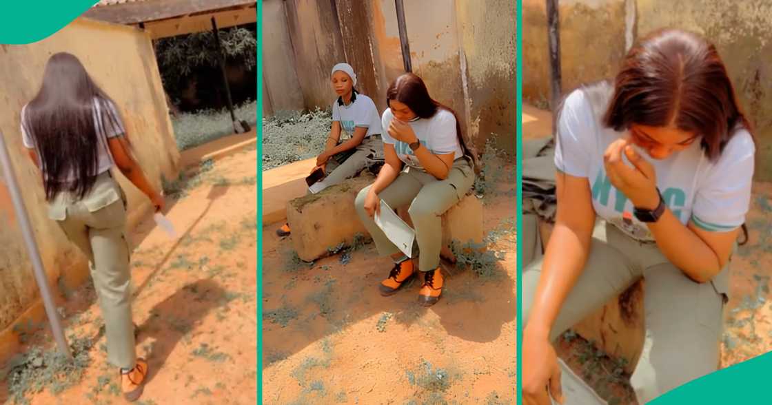 Lady weeps as no one showed up for her NYSC POP