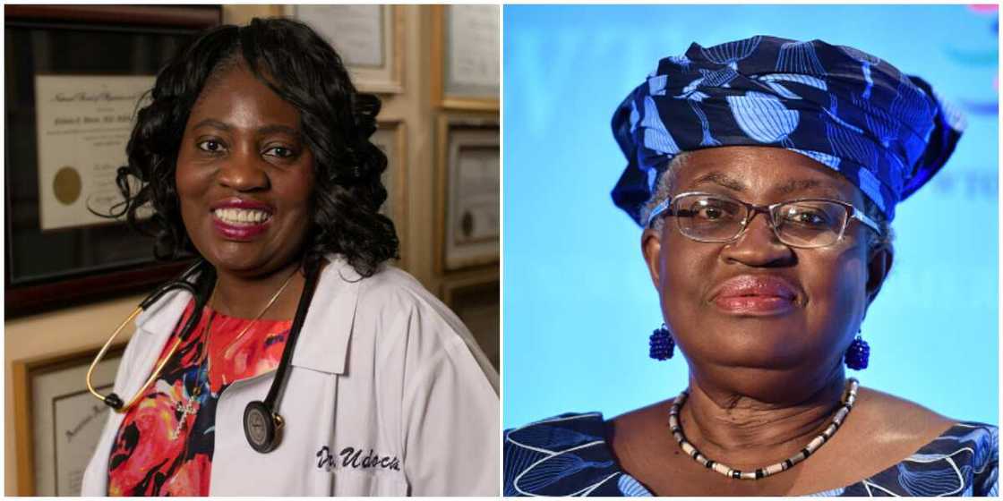 JUST IN: Okonjo-Iweala's sister gets huge honour in the US, becomes first black woman to win the award JUST IN: Okonjo-Iweala's sister gets huge honour in the US, becomes first black woman to win the award