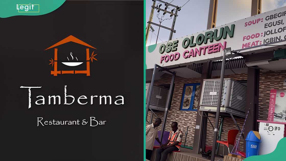 Tamberma Restaurant & Bar logo and Ose Olorun Food Canteen Tamberma Restaurant & Bar logo and Ose Olorun Food Canteen