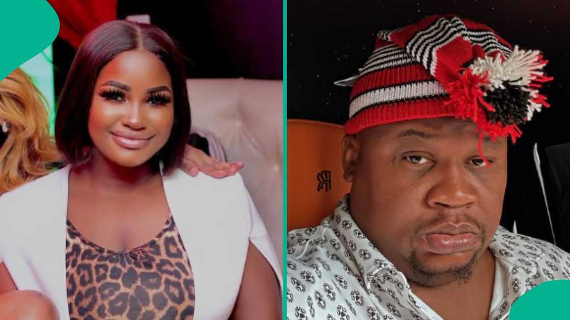 Cubana Chiefpriest's alleged baby mama challenges him to 100-meter race. Cubana Chiefpriest's alleged baby mama challenges him to 100-meter race.