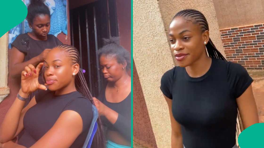 Hairdresser posts new video of lady Asherkine took on luxury date, begs Nigerian to leave her alone