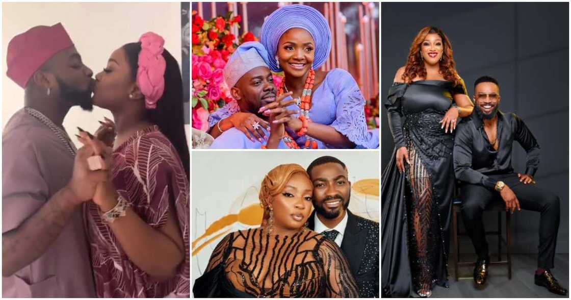 Photos of Davido, Chioma, Adekunle Gold, MC Fish, Anita Josepj, Peggy Ovire and Freddie Leonard