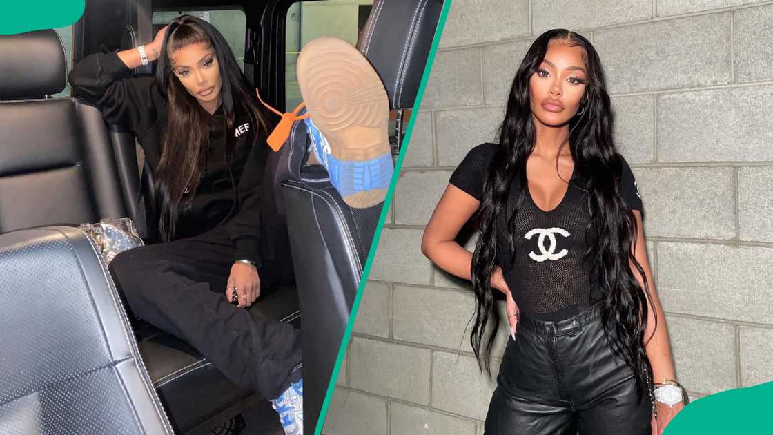 Yodit Yemane is seen in all black outfits Yodit Yemane is seen in all black outfits