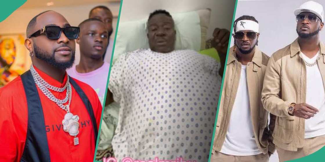 Davido, PSquare rally funds for Mr Ibu Davido, PSquare rally funds for Mr Ibu
