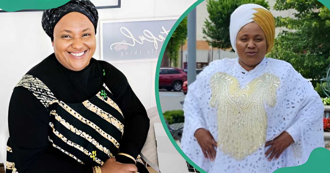 Chioma Jesus poses in different places in black and white outfits. Chioma Jesus poses in different places in black and white outfits.