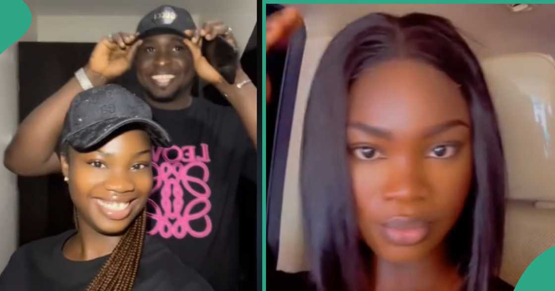 Lady says her man came back from abroad to marry her. Lady says her man came back from abroad to marry her.