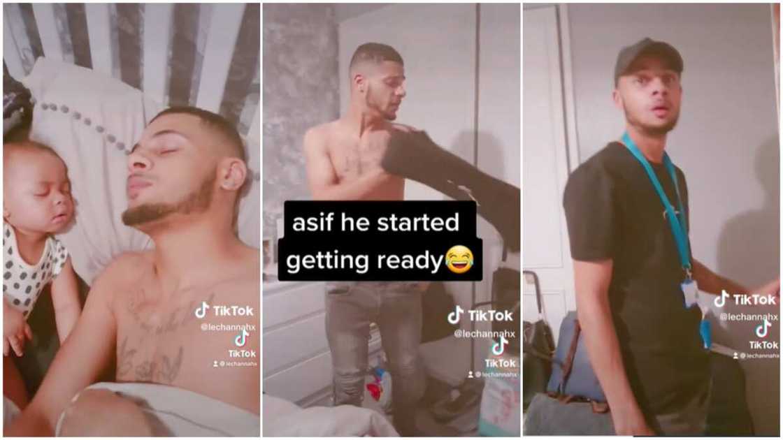 Beautiful family goals/wife pranked her husband. Beautiful family goals/wife pranked her husband.