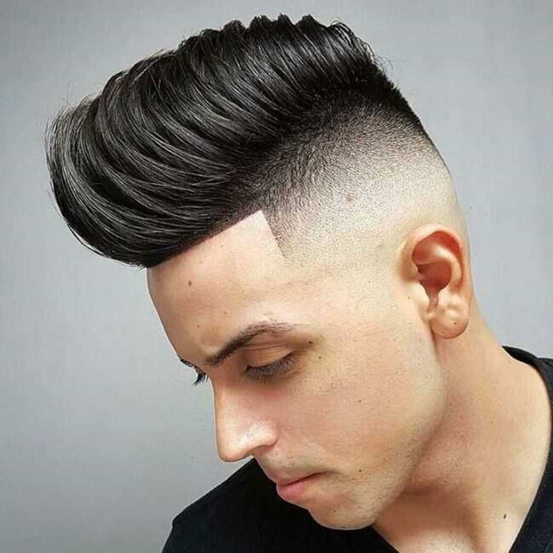 high fade pompadour high fade pompadour