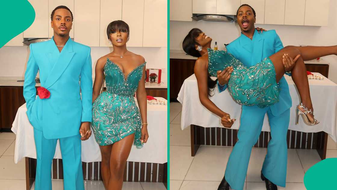 Enioluwa shares a romantic video with his Tanzanian lover Phina as he teases fans. Enioluwa shares a romantic video with his Tanzanian lover Phina as he teases fans.