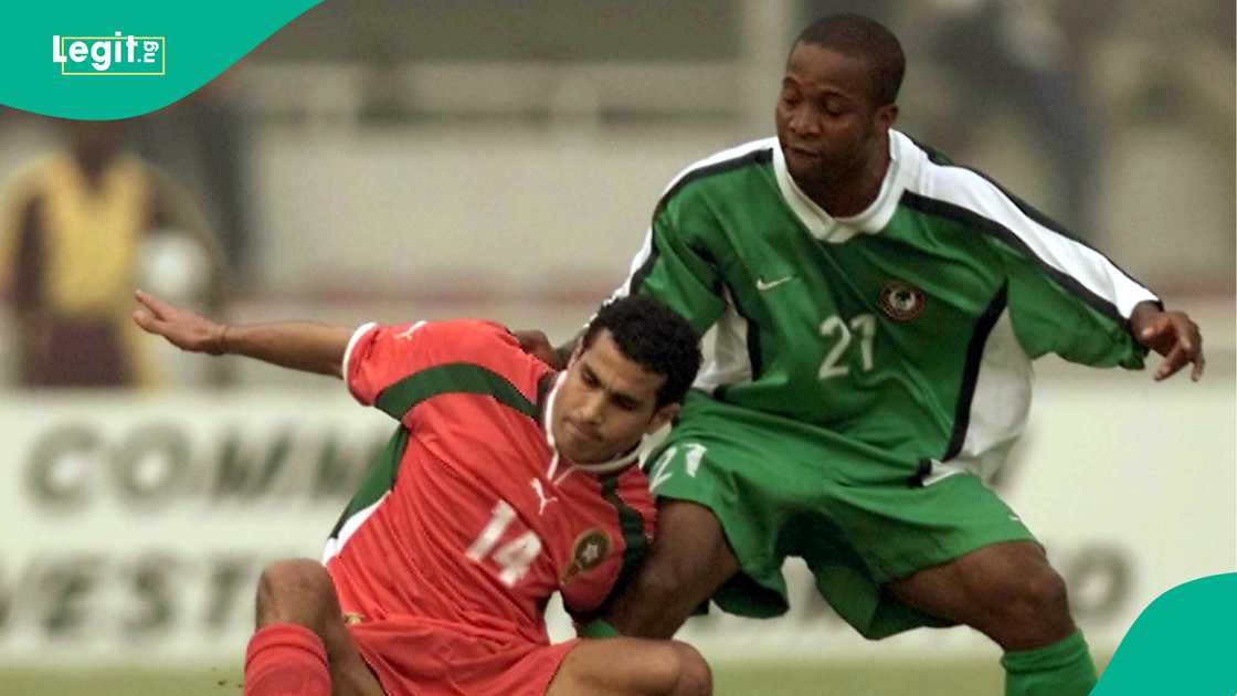 Godwin Okpara, Salaheddine Bassir, Super Eagles, Nigeria, Morocco, AFCON 2000