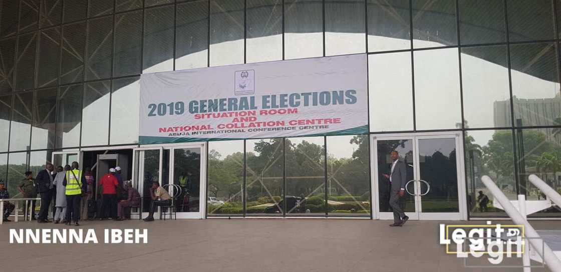 Happening Now: Oshiomhole, others present as Nigerians await INEC's explanation for election cancellation