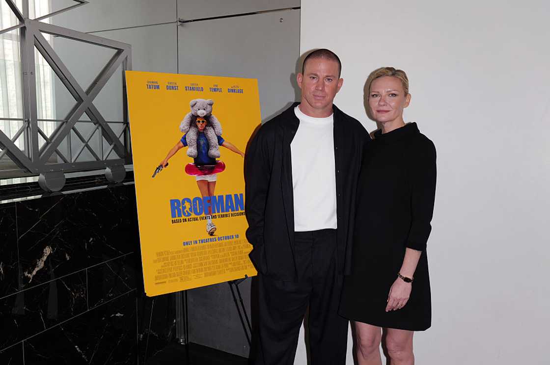 Channing Tatum and Kirsten Dunst appear together at an entertainment event Channing Tatum and Kirsten Dunst appear together at an entertainment event