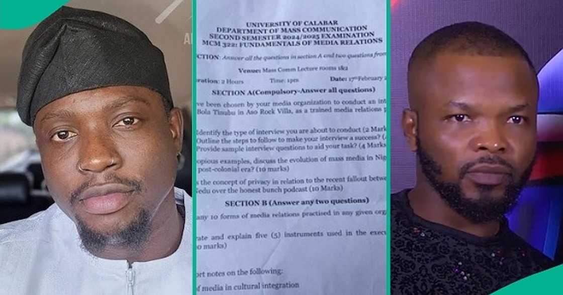 University of Calabar sets examination question referencing VDM and Nedu's fallout University of Calabar sets examination question referencing VDM and Nedu's fallout