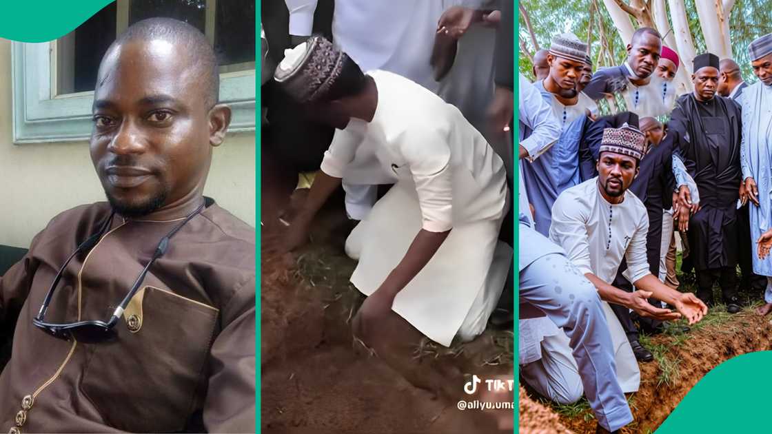 Man points out what Buhari's son did on dad's grave, shares video as he seeks answers Man points out what Buhari's son did on dad's grave, shares video as he seeks answers