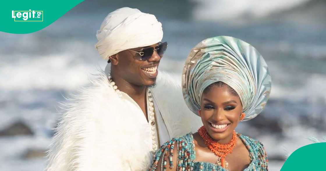 Ooni of Ife at Obi Jackson's wedding sparks mixed reactions
Ooni Attends Obi Jackson's Wedding, Misses Priscilla Ojo's Ooni of Ife at Obi Jackson's wedding sparks mixed reactions
Ooni Attends Obi Jackson's Wedding, Misses Priscilla Ojo's