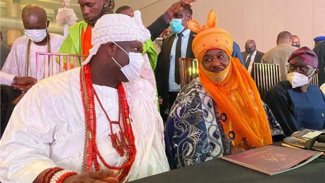 Tsohon Sarkin Kano, Sanusi II, a wurin taron kaddamarwa Tsohon Sarkin Kano, Sanusi II, a wurin taron kaddamarwa