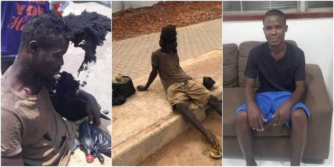 The young man has finally being cured The young man has finally being cured