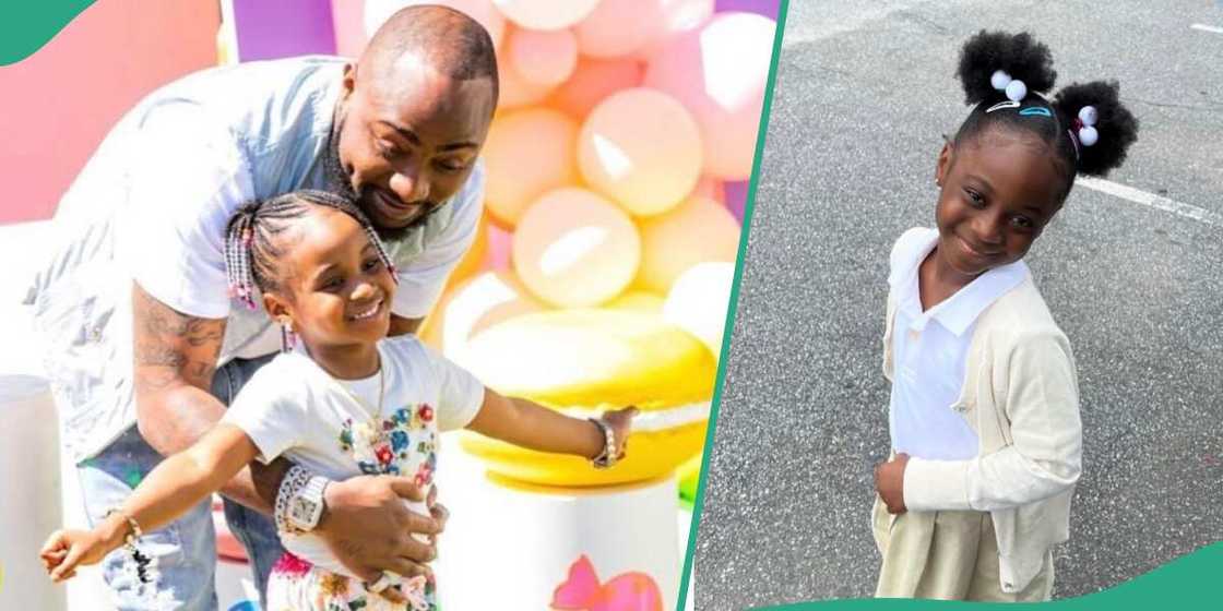 Davido's daughter, Hailey celebrates birthday.