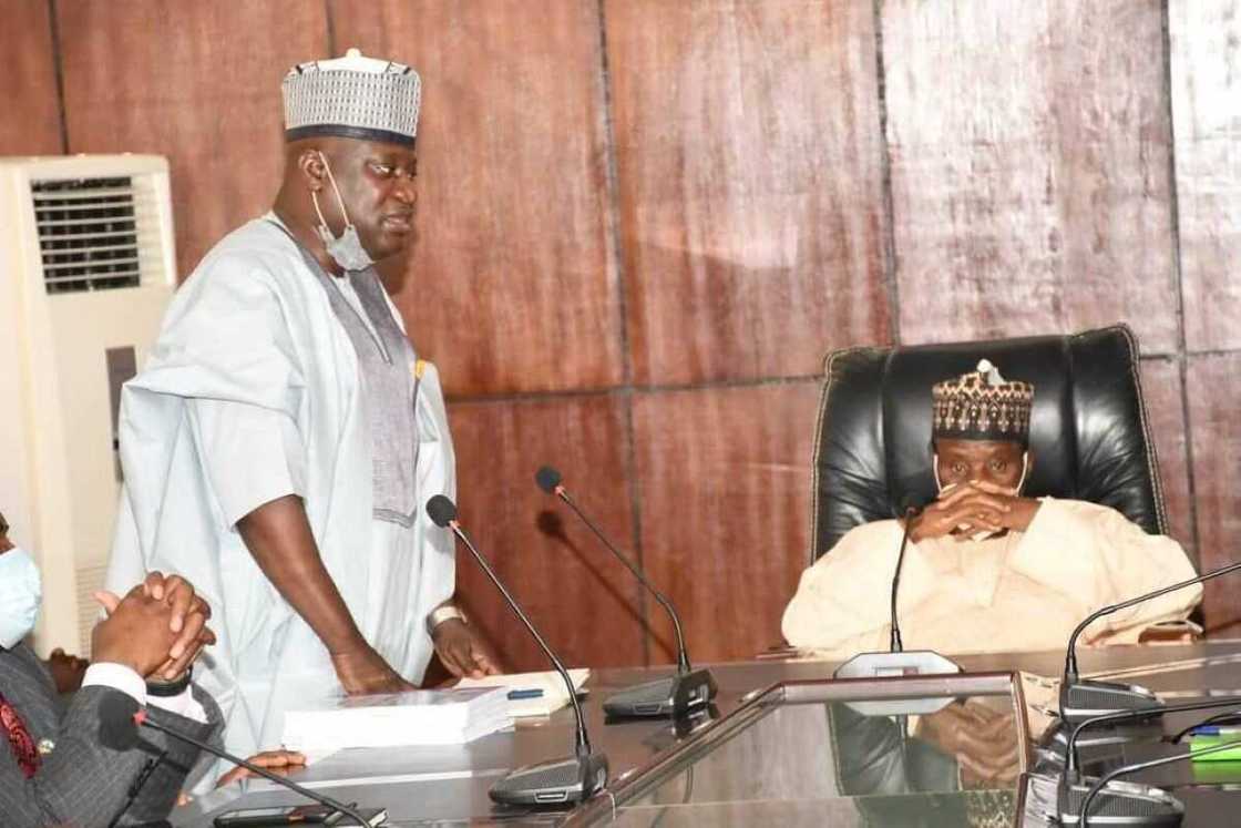 Minister of defence, Ibrahim Kan, General Bashir Salihi Magashi (rtd) Minister of defence, Ibrahim Kan, General Bashir Salihi Magashi (rtd)