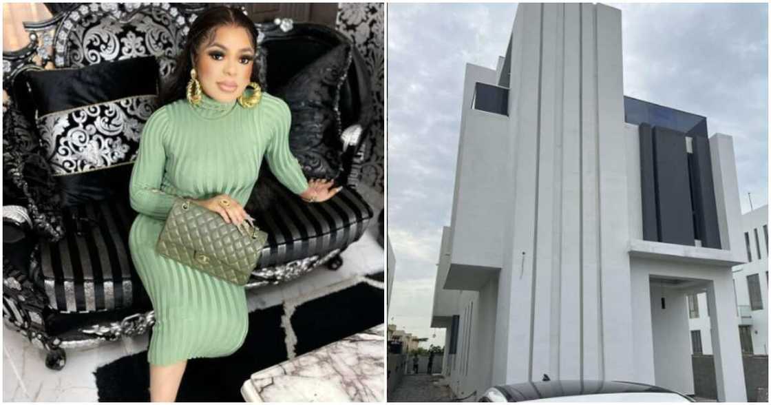 Bobrisky's new N400m mansion. Bobrisky's new N400m mansion.