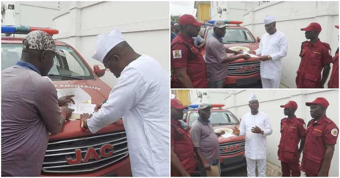 Insecurity: Photos emerge as Makinde appoints Gani Adams as Amotekun Ambassador Insecurity: Photos emerge as Makinde appoints Gani Adams as Amotekun Ambassador