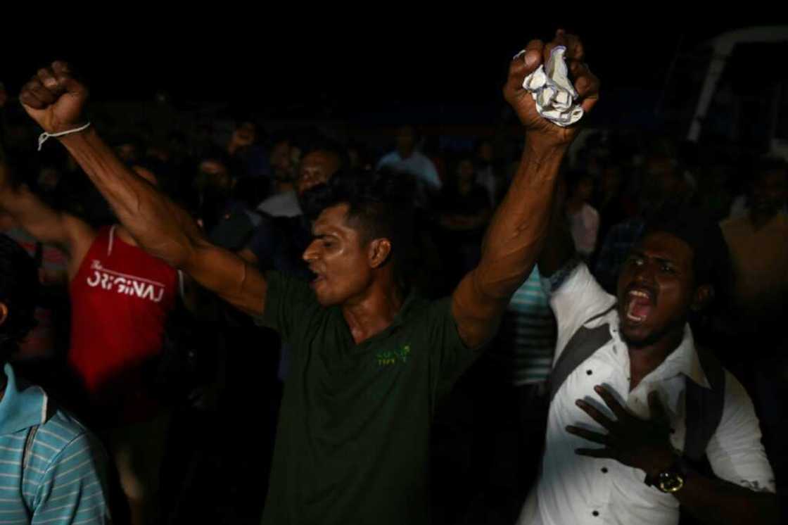 A few hundred people gathered in Colombo to mark a major milestone in months of agitation, when Sri Lankan President Gotabaya Rajapaksa resigned A few hundred people gathered in Colombo to mark a major milestone in months of agitation, when Sri Lankan President Gotabaya Rajapaksa resigned