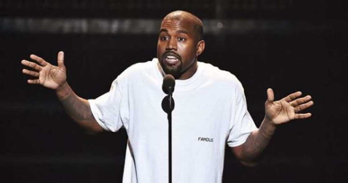 Amrican rapper Kanye West