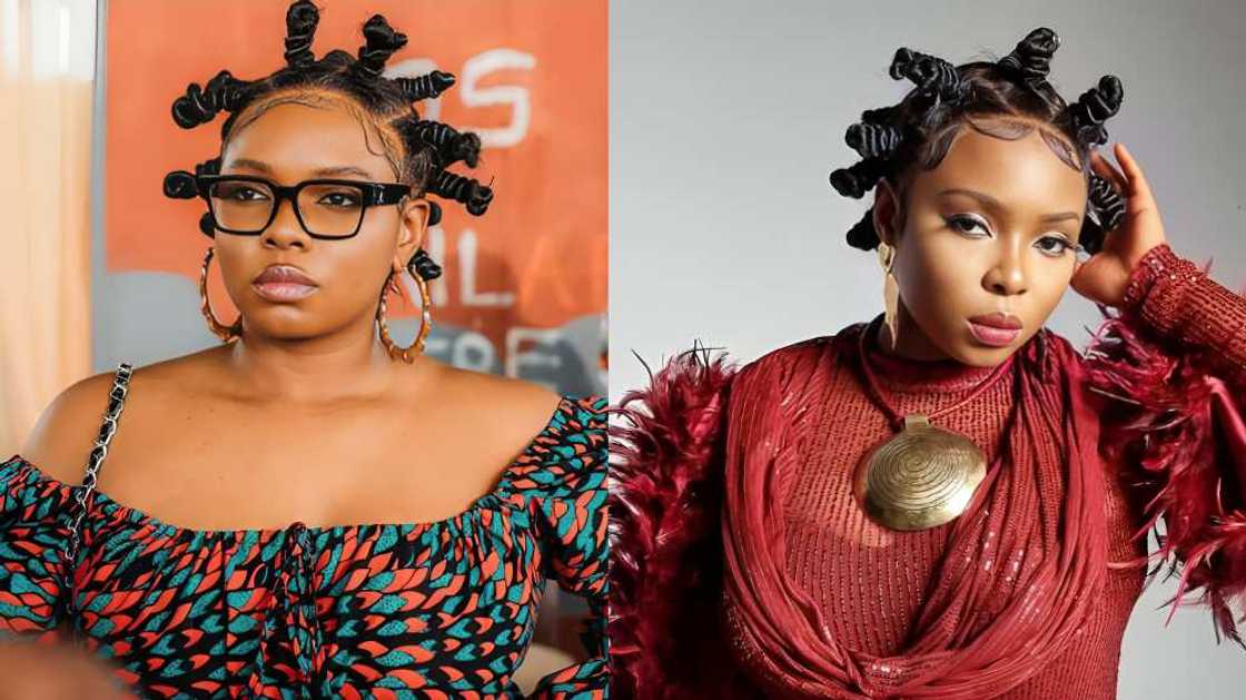 Yemi Alade hairstyles