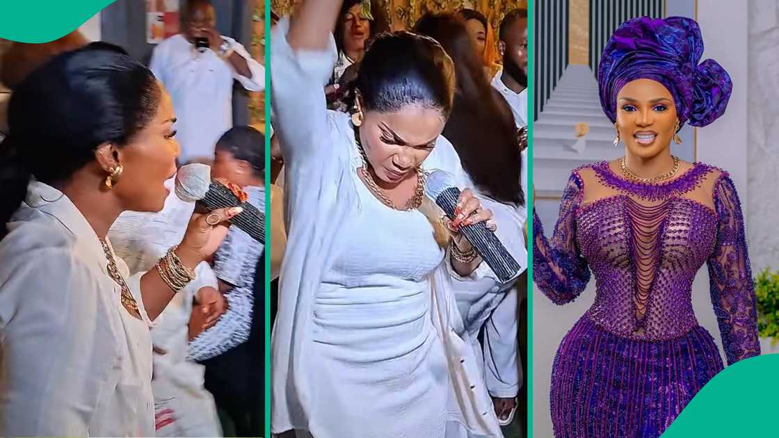 Iyabo Ojo throws party for new year thanksgiving in Lagos.