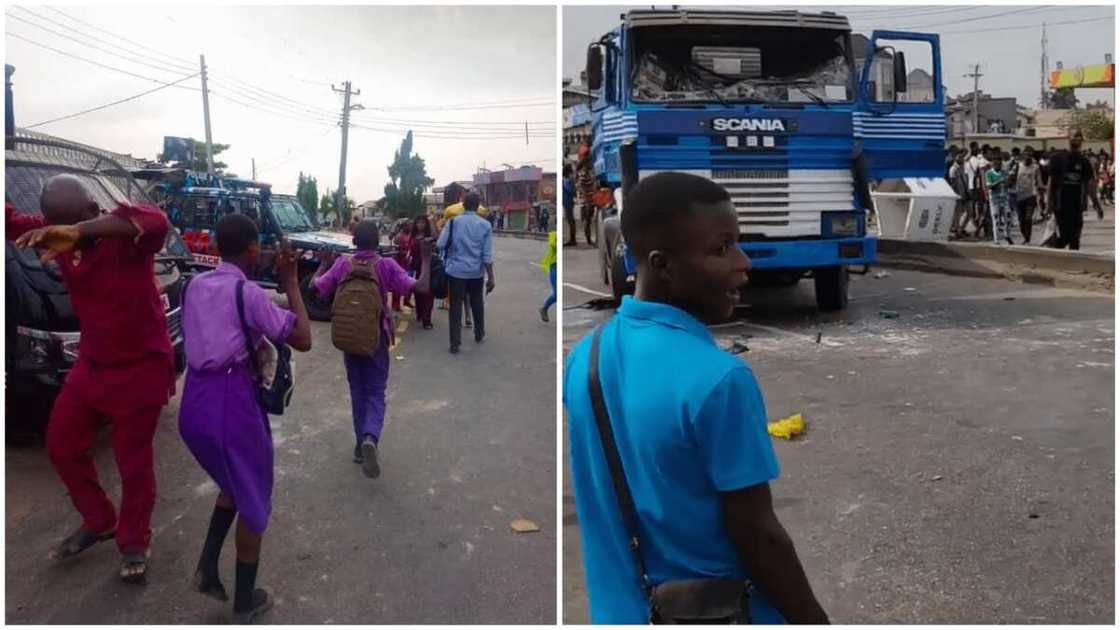 Lagos accident: Buhari commiserates with parents, relations of students crushed by trailer Lagos accident: Buhari commiserates with parents, relations of students crushed by trailer