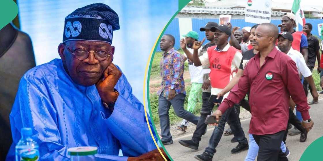 An yi cacar baki tsakanin Tinubu da 'yan kwadago