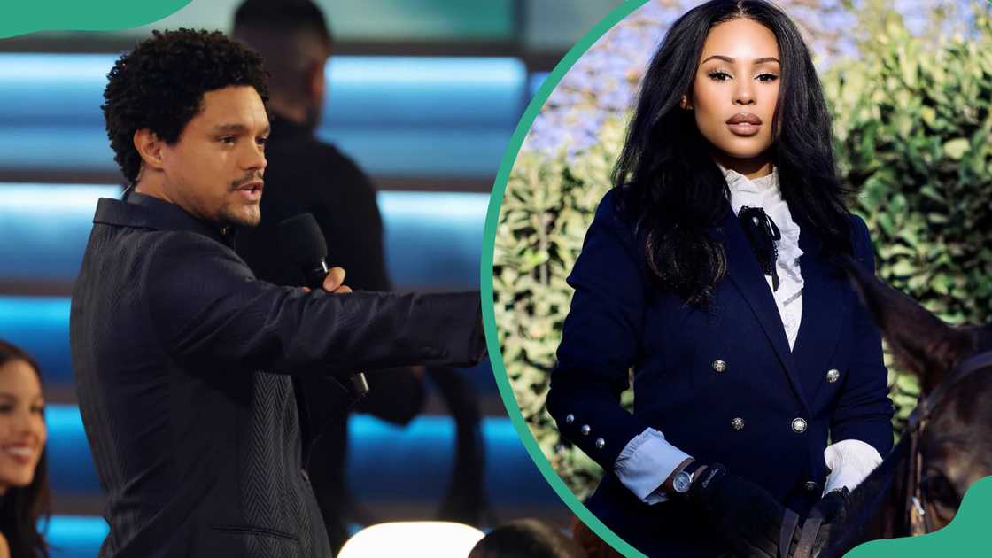 Trevor Noah and Zoë Leila Mabie Trevor Noah and Zoë Leila Mabie