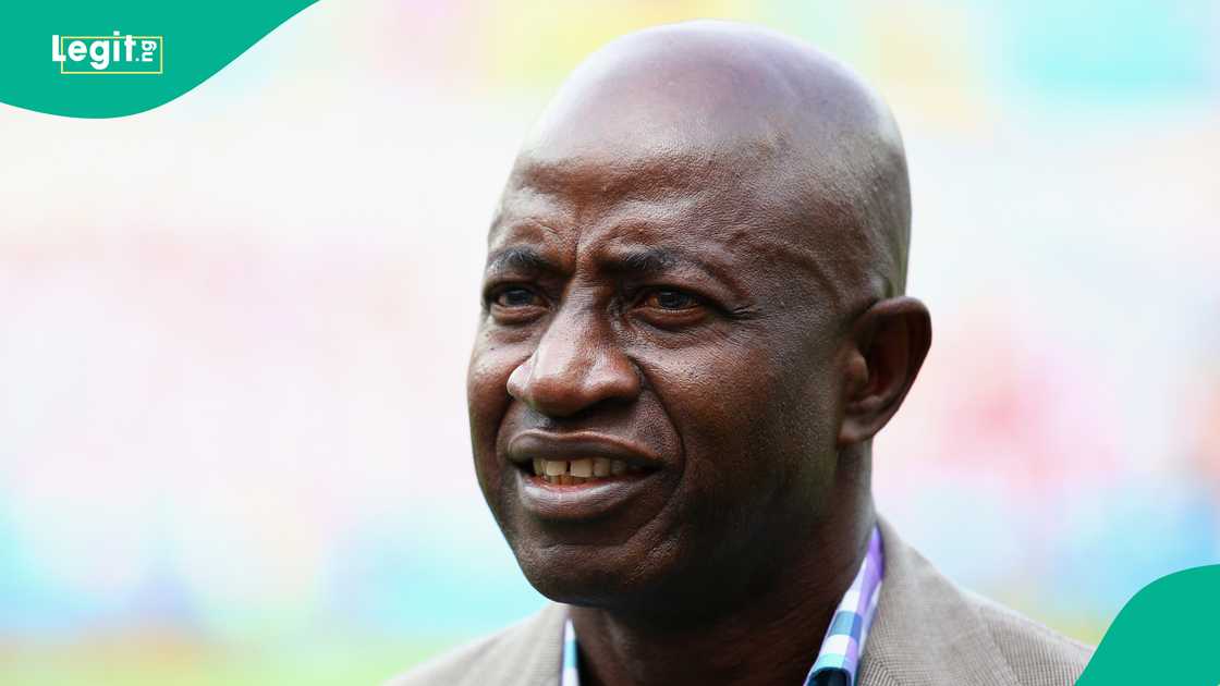 Segun Odegbami seems leased with Eric Chelle Segun Odegbami seems leased with Eric Chelle