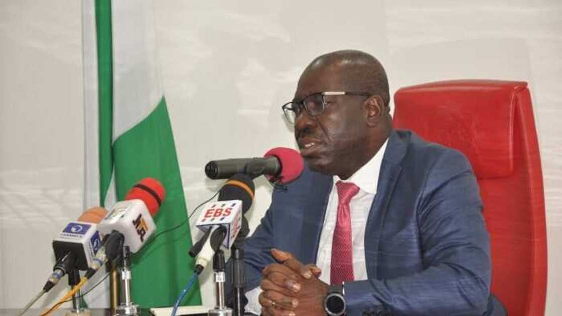 Tension in Edo as Obaseki’s group threatens to dump PDP, gives reasons Tension in Edo as Obaseki’s group threatens to dump PDP, gives reasons