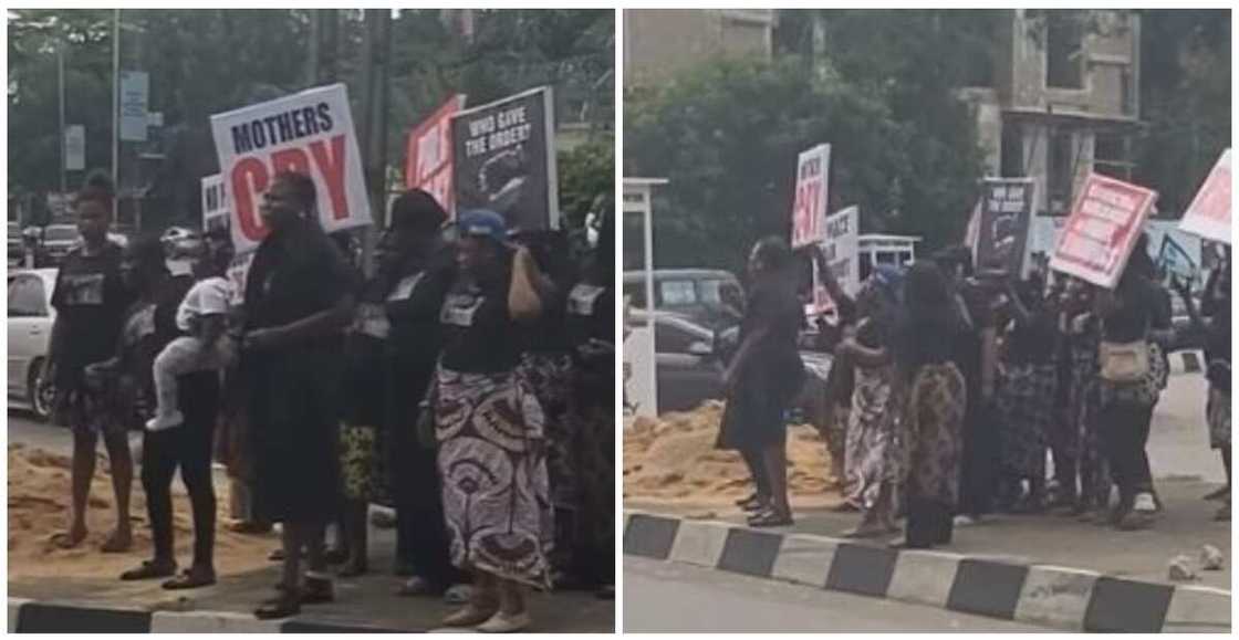 Mothers protest in Lagos, insist their children died Mothers protest in Lagos, insist their children died