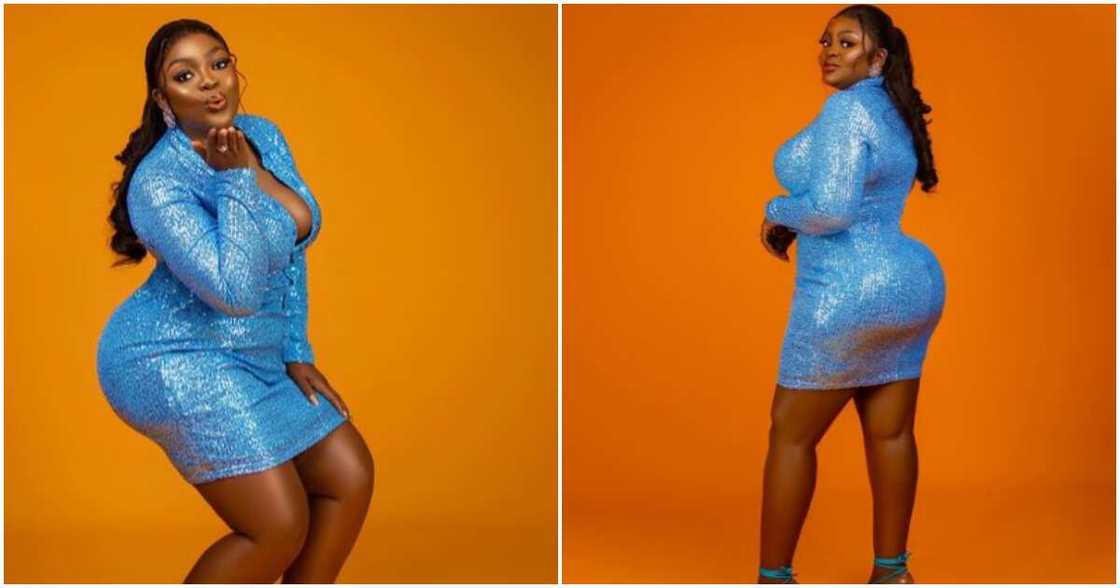 Eniola Badmus's big backside in new photo